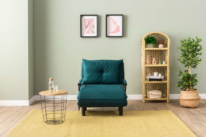 Atelier Del Sofa Sento Single - Verde Petróleo Atelier Del Sofa Sento Single - Verde Petróleo